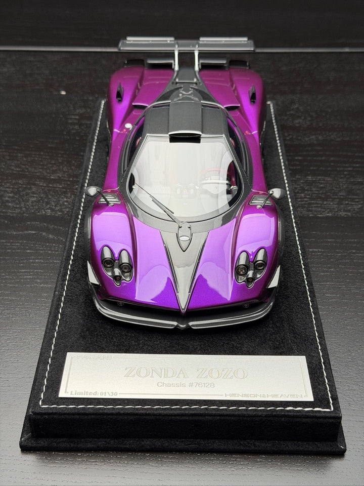 Pagani Zonda ZOZO (Purple/ Carbon) [Henson&Heaven] 1/18 scale