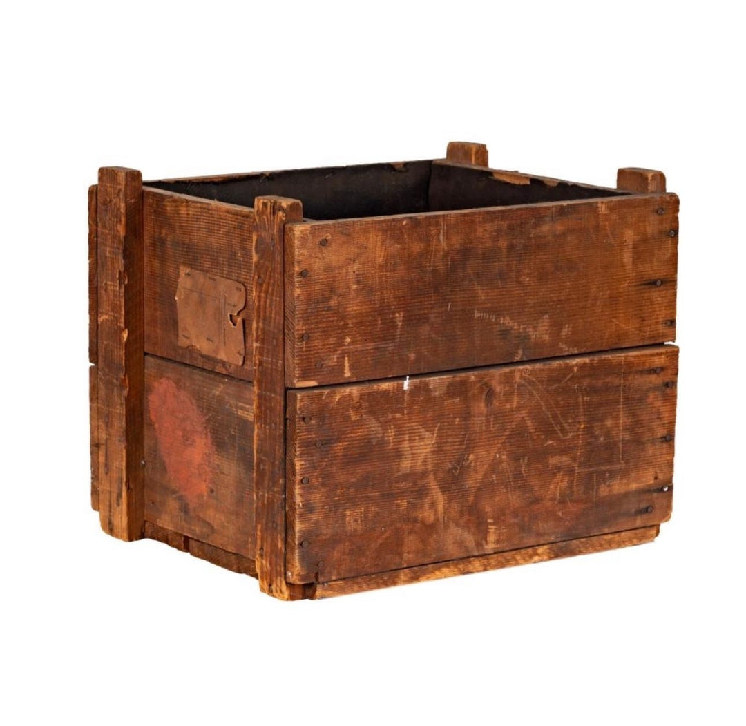 Real Wooden Crate From Bugatti Automobiles Factory - Late 1920s/ Mid 1930s