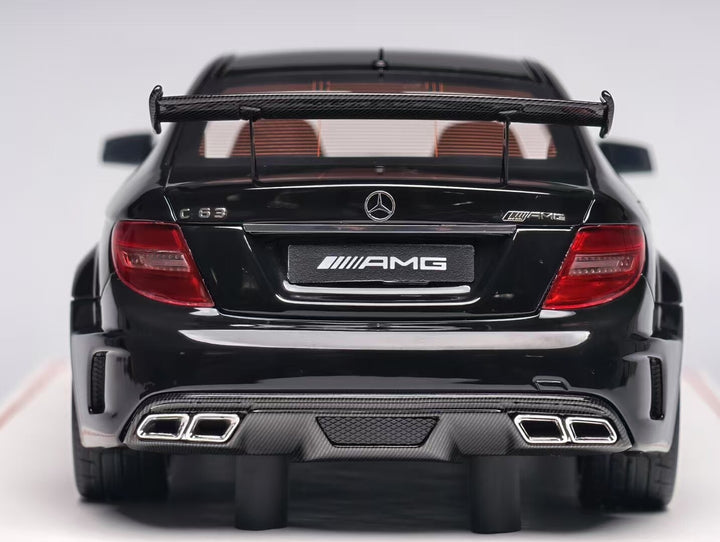 Mercedes-Benz AMG C63 Black Series (Black) [Vehicle Art] 1/18 scale