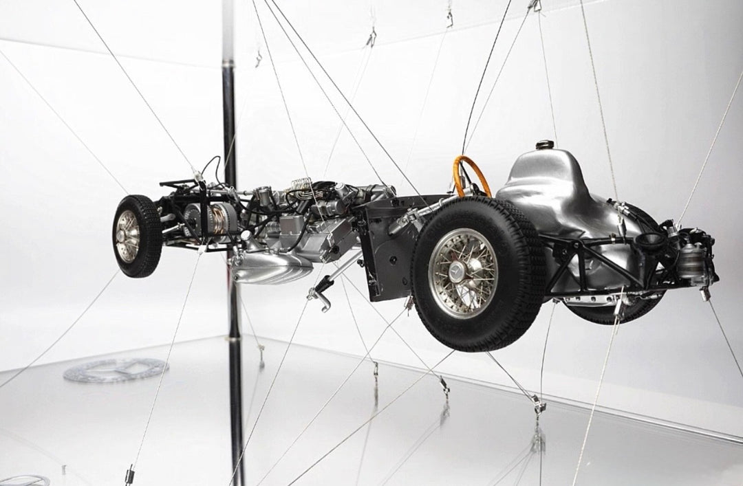 Mercedes-Benz 300 SLR - Suspended Diorama (CMC) [1:18 scale]