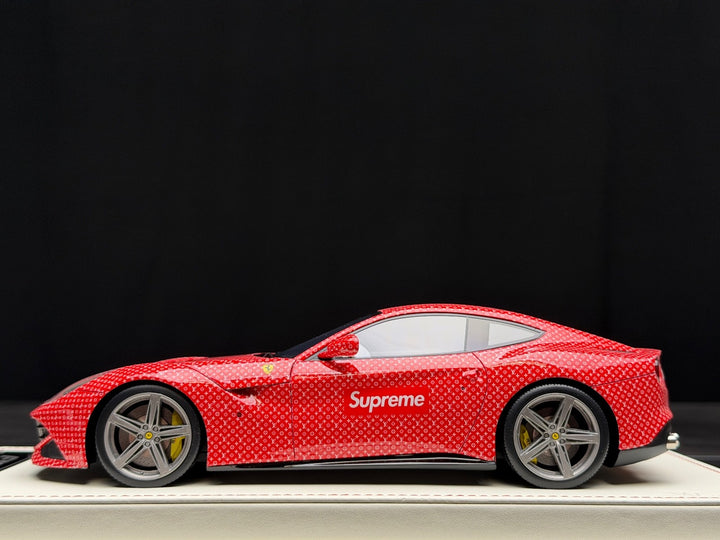 Ferrari F12 Berlinetta (Supreme x LV Monogram) [VIP scale Models] 1/18 scale