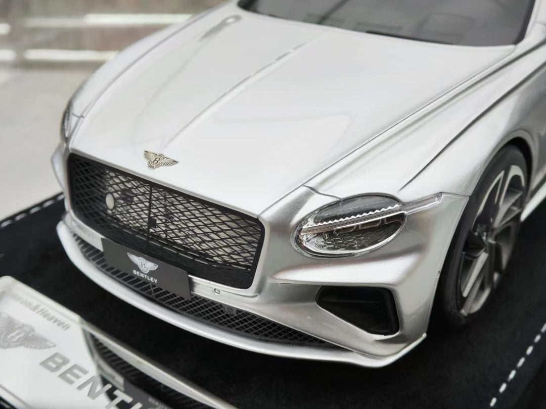 Bentley Continental GTS (Chrome Silver) [Henson&Heaven] 1/18 scale