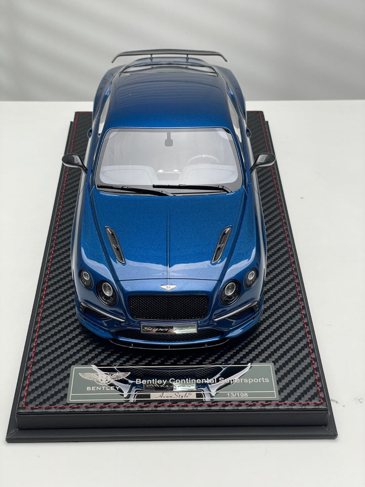 Bentley Continental Supersports (Blue) [Fronti-Art - AVAN Style] 1:18 scale