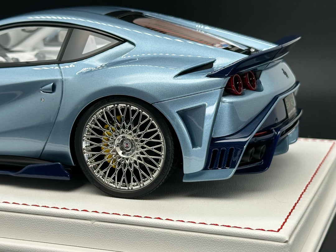 Ferrari 812 Superfast SVR (Ice Blue Metallic) [Davis & Giovanni] 1:18 scale