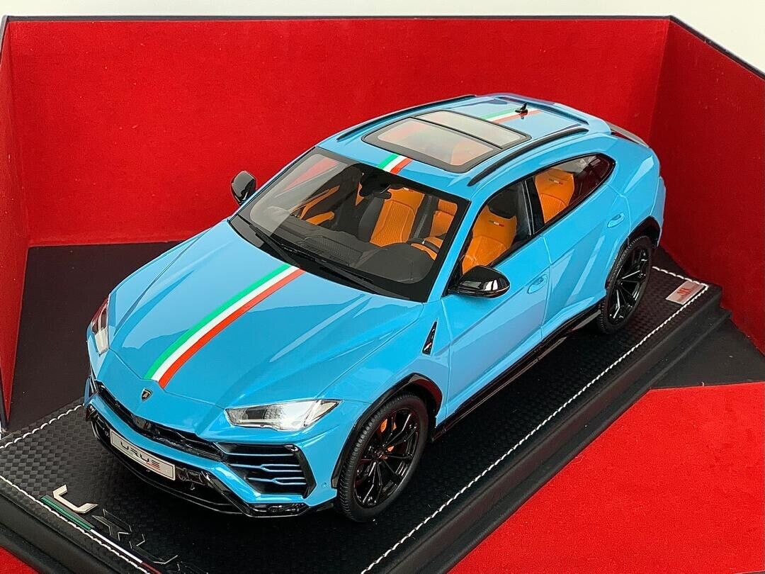 Lamborghini Urus (Blue) [MR Collection] 1/18 scale 1 OF 1