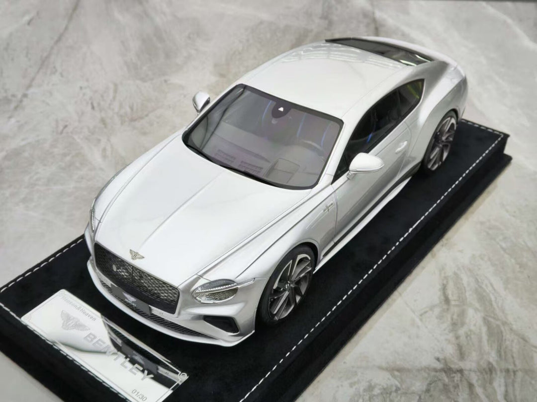 Bentley Continental GTS (Chrome Silver) [Henson&Heaven] 1/18 scale