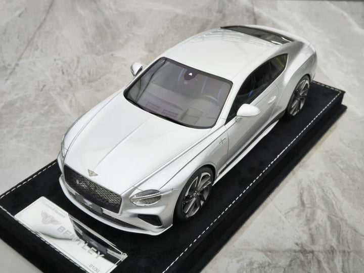 Bentley Continental GTS (Chrome Silver) [Henson&Heaven] 1/18 scale