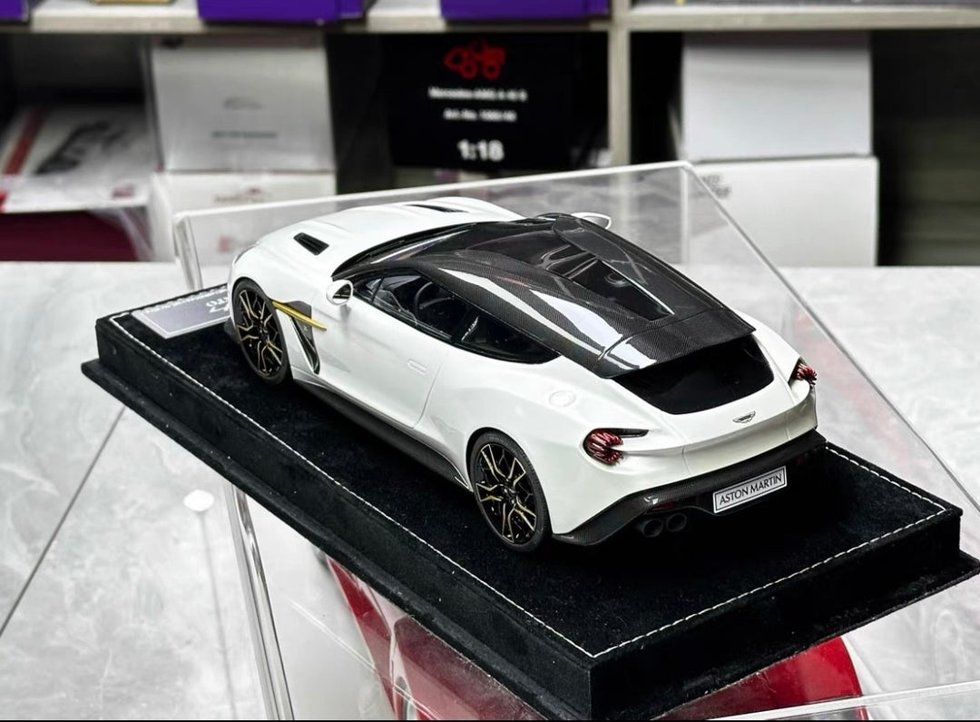 Aston Martin Vanquish Zagato (White) [Henson&Heaven] 1/18 scale