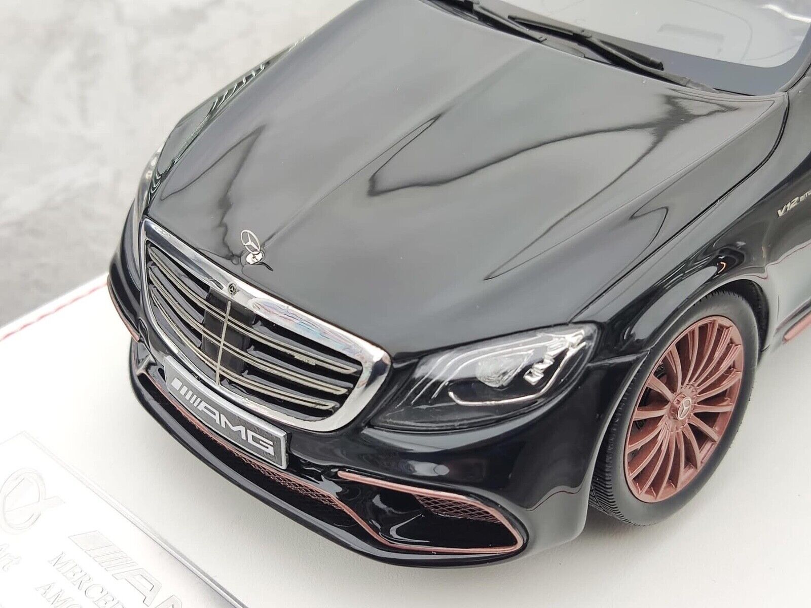 Mercedes-Benz S65 AMG (Black) [Vehicle Art] 1/18 scale