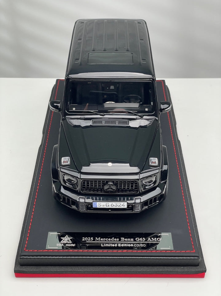 Mercedes-Benz AMG G63 2025 (Black) [BBA Model] 1/18 scale