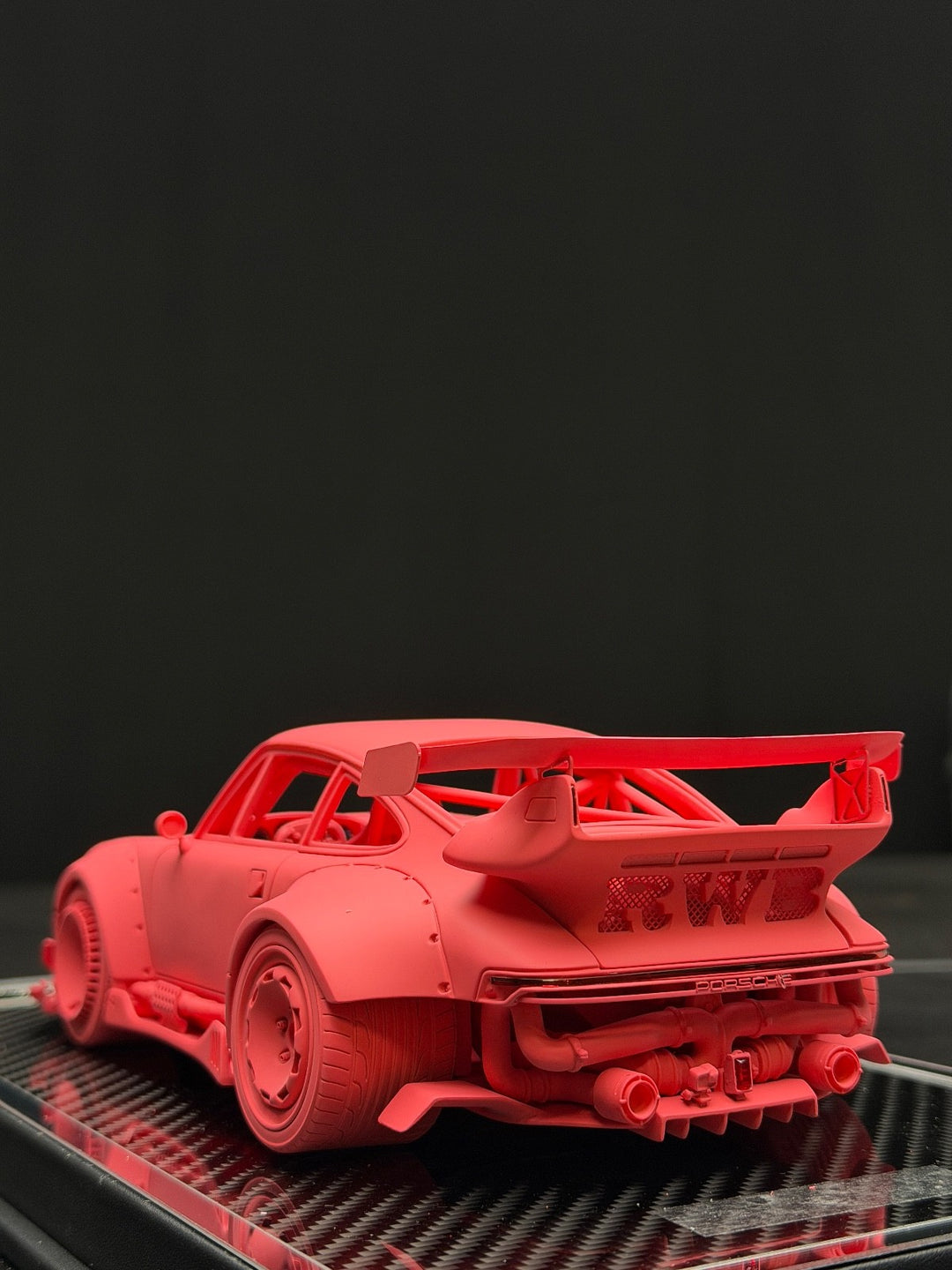 Porsche Carrera RWB 964 Modified Version (Matte Red) [MCM] 1/18 scale