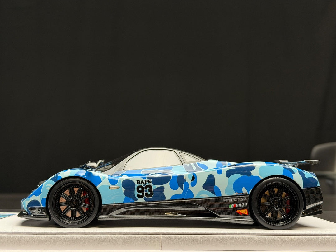 Pagani Zonda F (Bathing Ape Blue Camo) [VIP scale Models] 1/18 scale