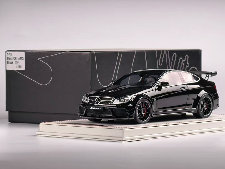 Mercedes-Benz AMG C63 Black Series (Black) [Vehicle Art] 1/18 scale