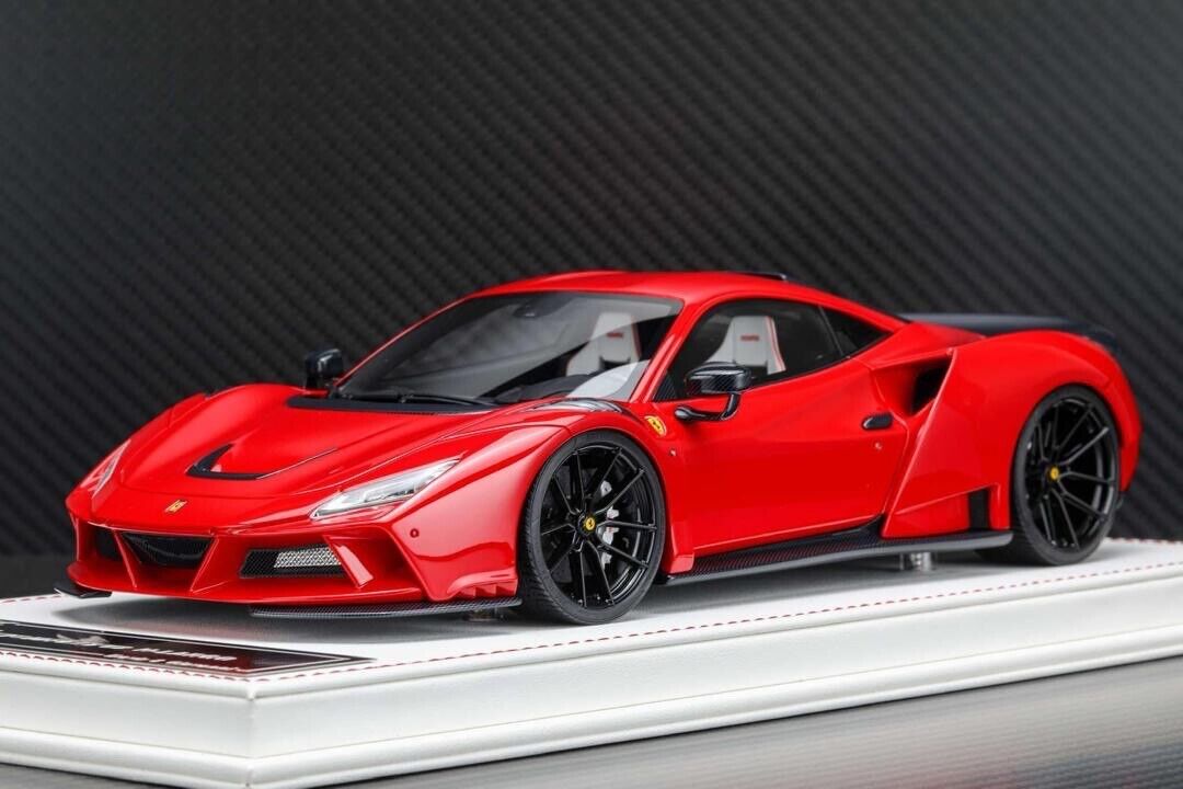 Ferrari F8 Tributo N-LARGO NOVITEC (Rosso Corsa) [Davis & Giovanni] 1:18 scale