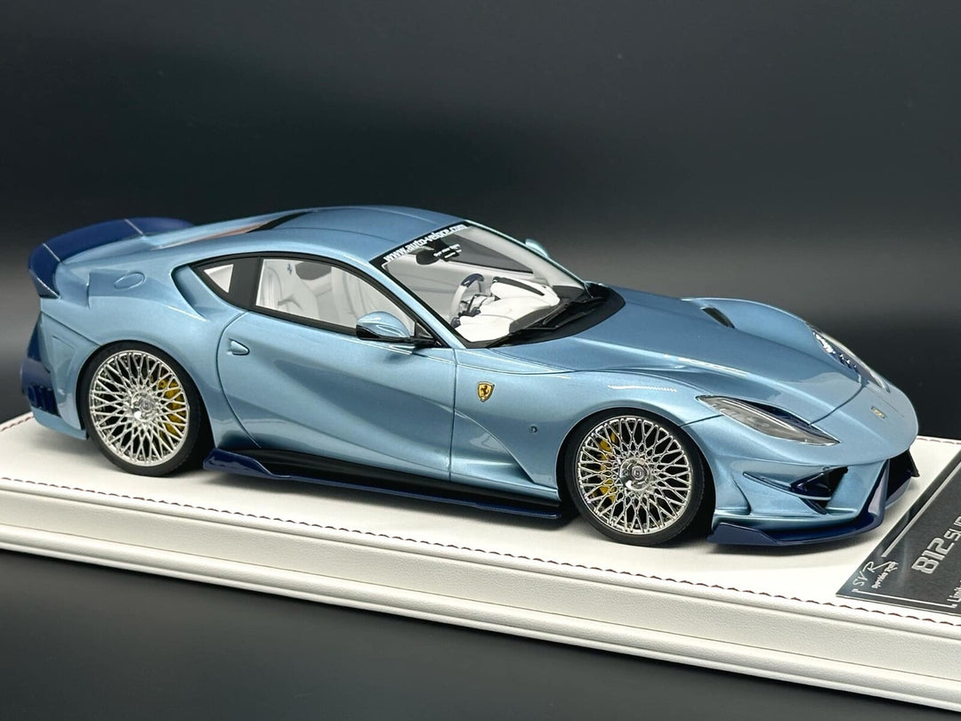 Ferrari 812 Superfast SVR (Ice Blue Metallic) [Davis & Giovanni] 1:18 scale