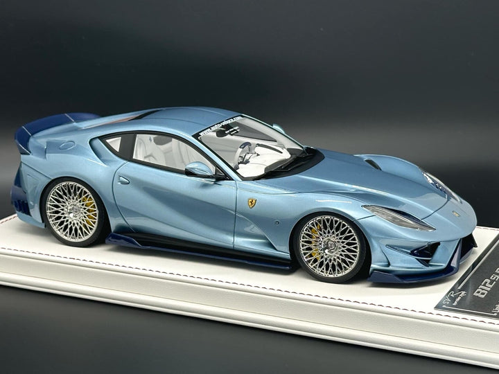 Ferrari 812 Superfast SVR (Ice Blue Metallic) [Davis & Giovanni] 1:18 scale
