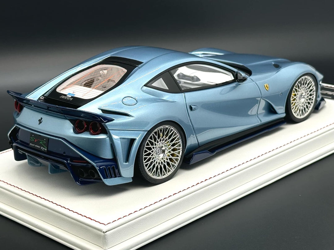 Ferrari 812 Superfast SVR (Ice Blue Metallic) [Davis & Giovanni] 1:18 scale