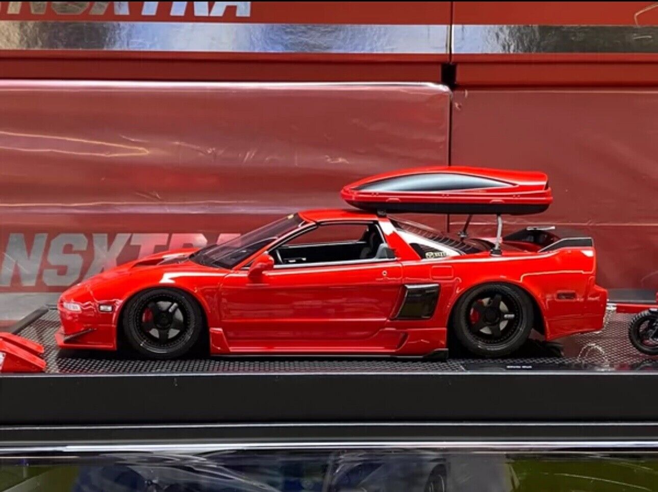 HONDA 1/18 ホンダ Honda NSX NSXTRA 赤 Honda NSX NSXTRA by Chris Cut (Red) [ERROR 404] 1/18 scale