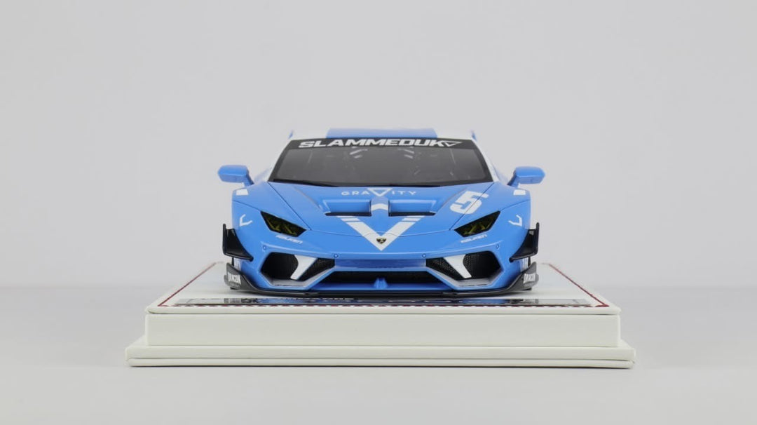Lamborghini Huracan LBWK (Blue GRAVITY) [Davis & Giovanni] 1/18 scale