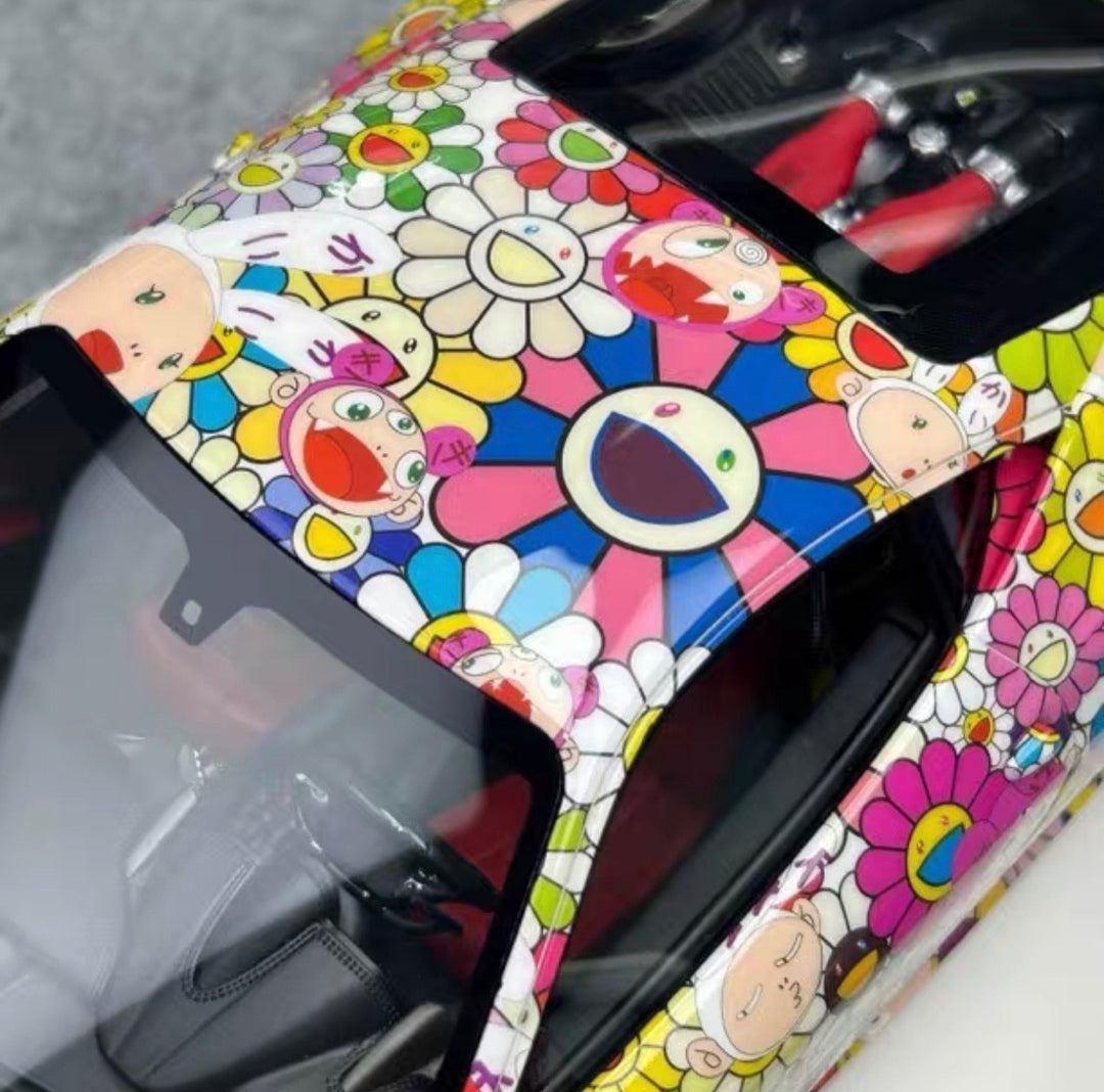Ferrari 458 Italia (Takashi Murakami Decals) [Dino Model] 1/18 scale