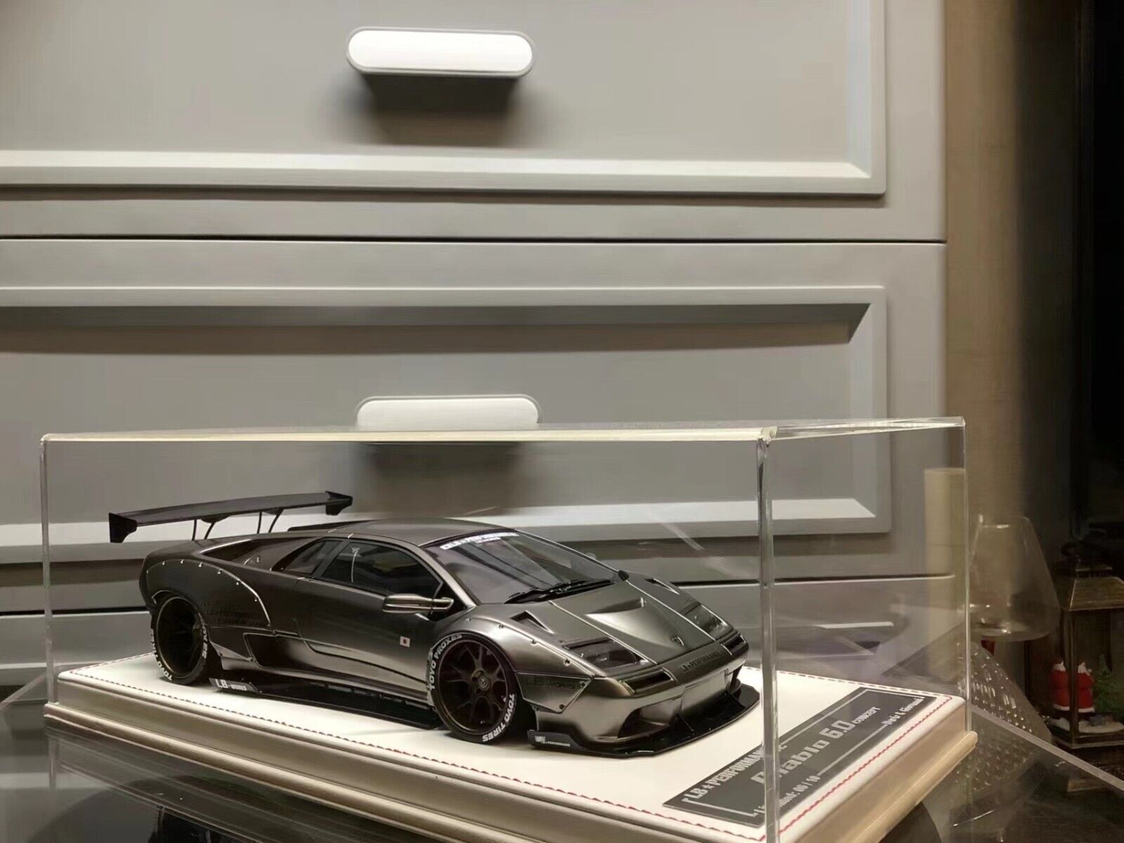 Lamborghini Diablo 6.0 LBWK (Matt Metallic Silver) [Davis & Giovanni ...