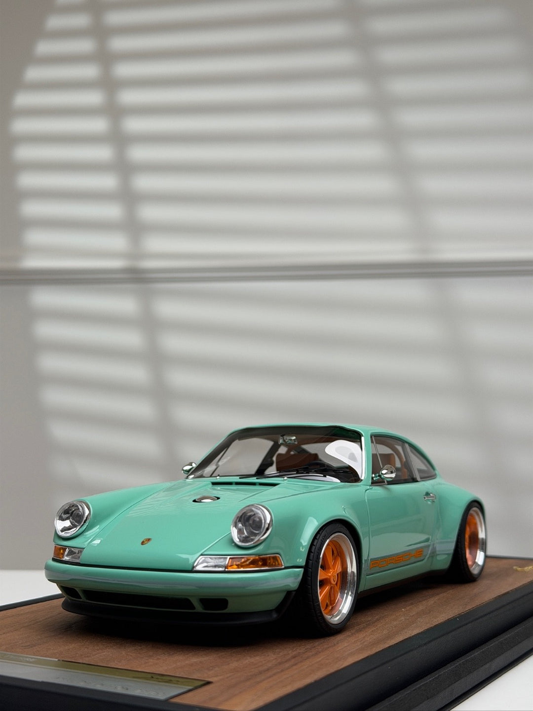 Porsche 911 Singer (Tiff Blue) [Timothy & Pierre] 1/18 scale