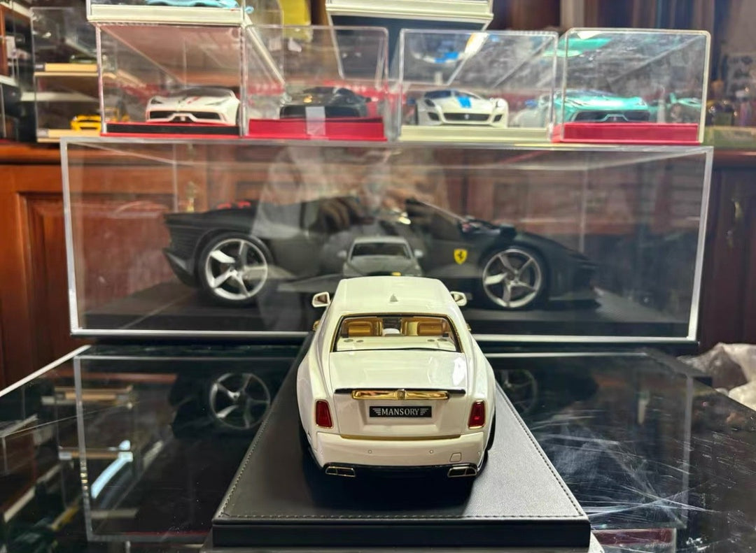 Rolls-Royce Phantom Mansory (White/ Gold) [Muse's Secret] 1:18 scale
