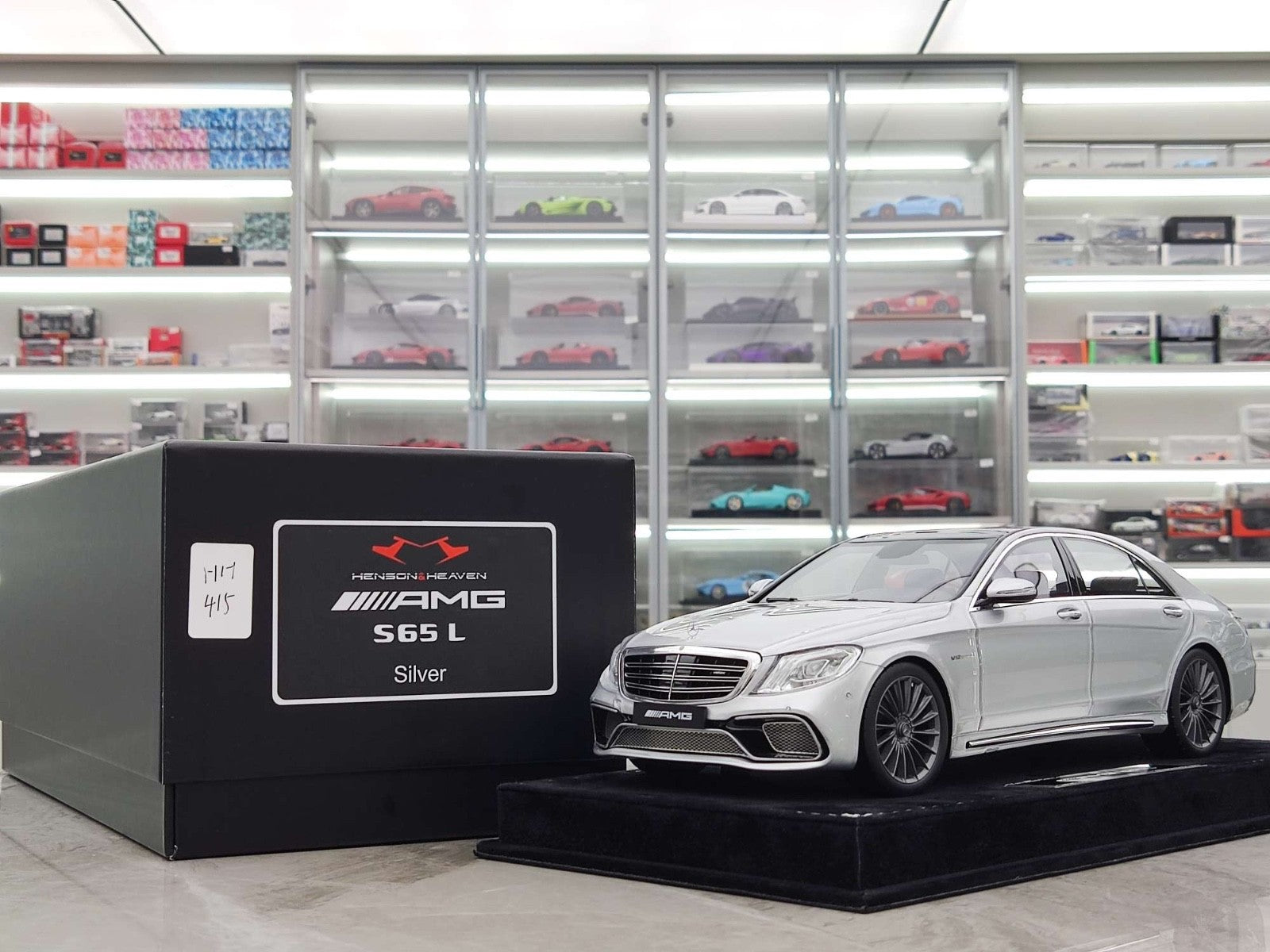 Mercedes-Benz AMG S65 L (Silver) [Henson&Heaven] 1/18 scale ...