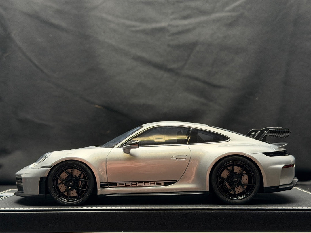 Porsche 911 GT3 (Silver/ Black) [IVY Model] 1:18 scale
