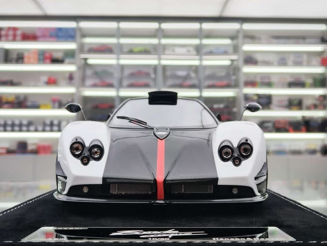 Pagani Zonda Cinque (White/ Carbon) [Henson & Heaven] 1/18 scale