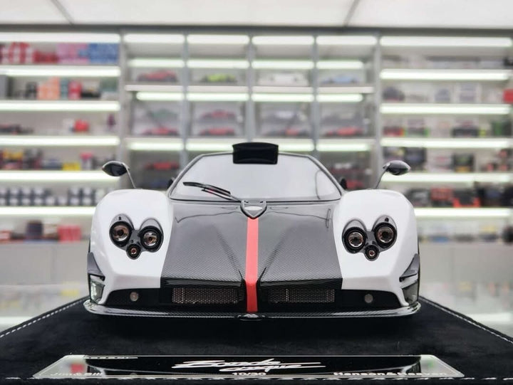 Pagani Zonda Cinque (White/ Carbon) [Henson & Heaven] 1/18 scale