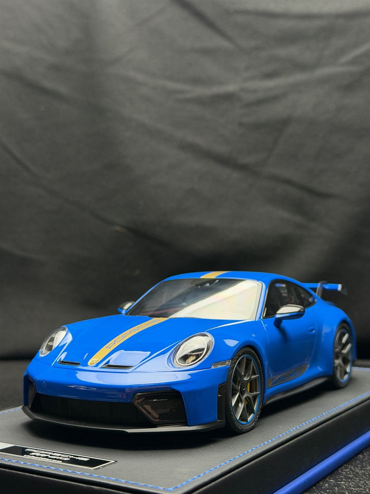 Porsche 911 GT3 (Blue/ Gold) [IVY Model] 1:18 scale