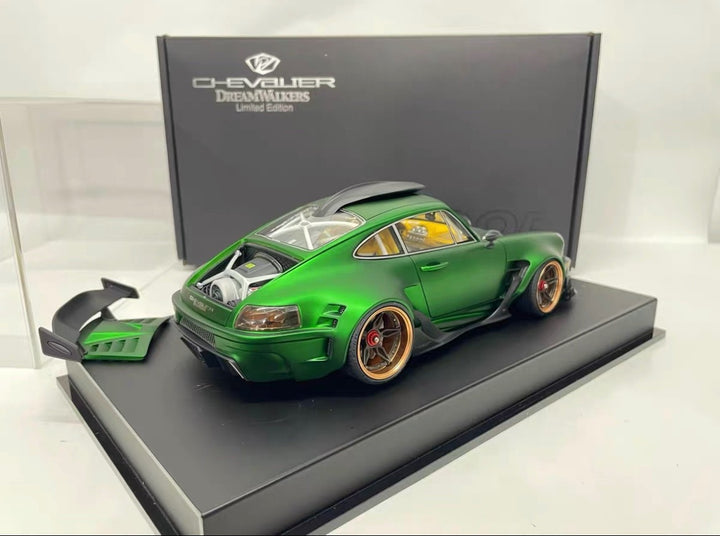 Porsche 911 "CHEVALIER" D995 (Matte Green) [DreamWalkers] 1/18 scale