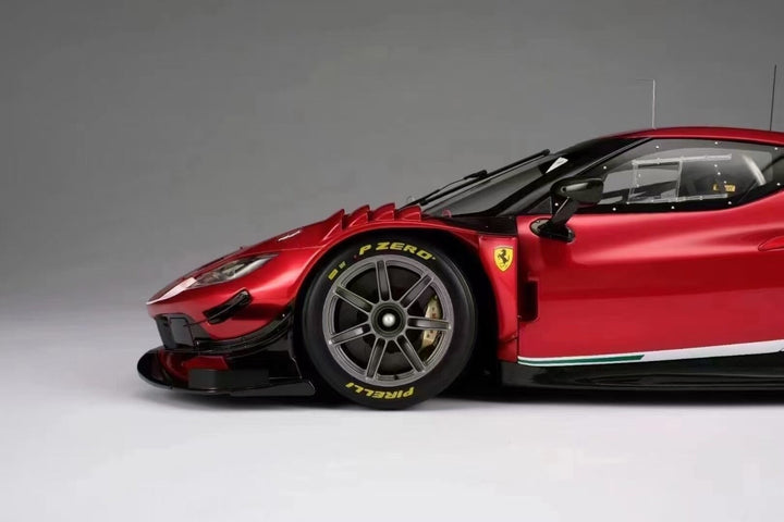Ferrari 296 GT3 (Rosso Corsa) [Fully opening] By: Amalgam 1:8 scale