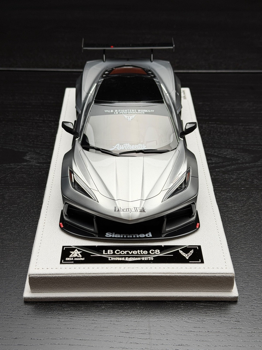 Chevrolet Corvette C8 LBWK (Silver) [BBA Model] 1/18 scale – Collectors ...