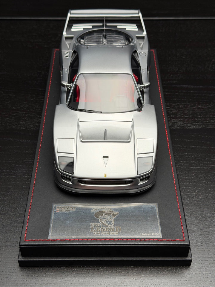 Ferrari F40 (Silver) [DIECAST SHOW] 1:18 scale