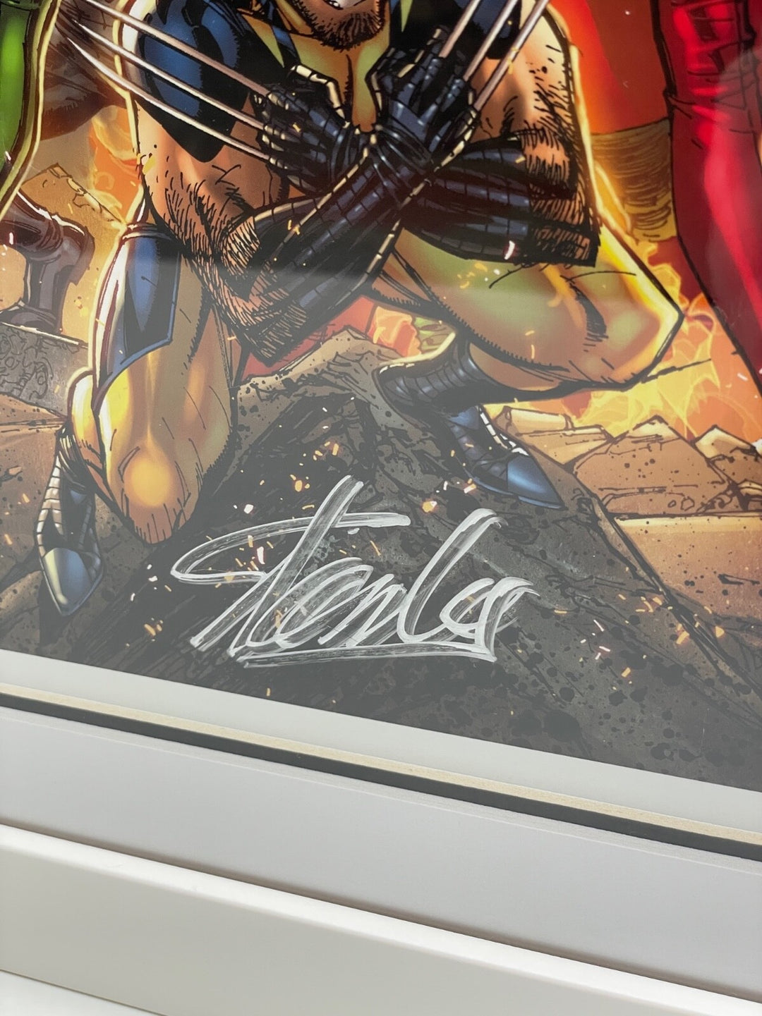 MARVEL Avengers Poster - Hand Signed by Stan Lee & J.Scott Campbell [RARE]