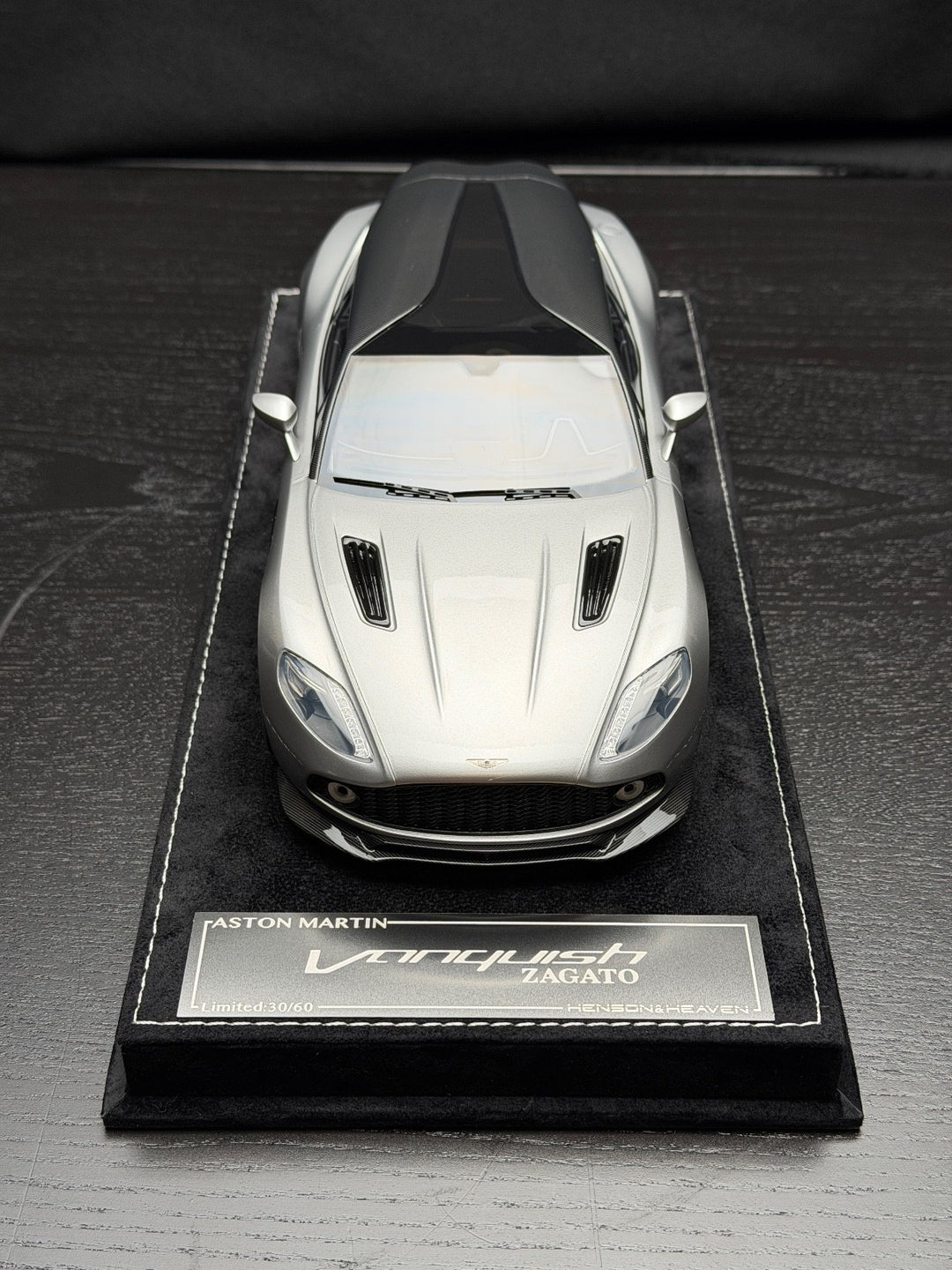 Aston Martin Vanquish Zagato (Silver) [Henson&Heaven] 1/18 scale