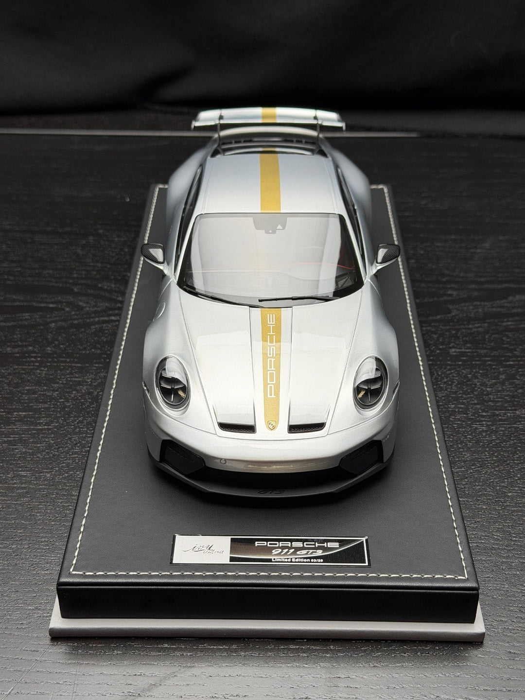 Porsche 911 GT3 (Silver/ Gold) [IVY Model] 1:18 scale
