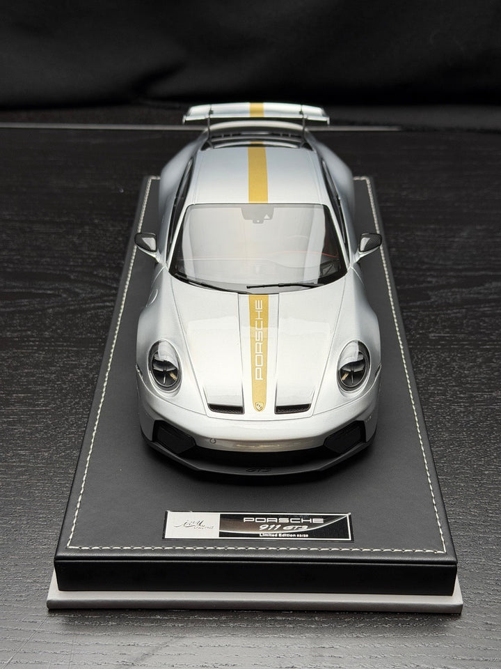 Porsche 911 GT3 (Silver/ Gold) [IVY Model] 1:18 scale