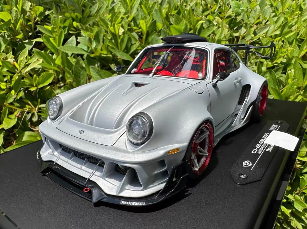 Porsche 911 "CHEVALIER" D995 (Matte Gray) [DreamWalkers] 1/18 scale
