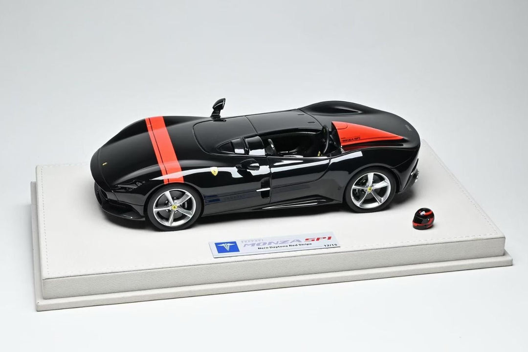 Ferrari Monza SP1 (Nero Daytona/ with Helmet) [Hermez Collection] 1/18 scale