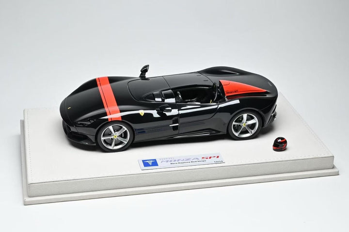 Ferrari Monza SP1 (Nero Daytona/ with Helmet) [Hermez Collection] 1/18 scale