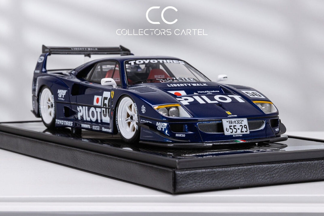 Ferrari F40 LBWK (Blue Pilot Livery) [VIP Scale Models] 1/18 scale