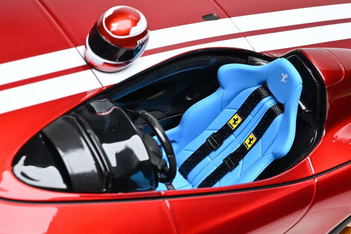 Ferrari Monza SP1 (Rosso Magma/ with Helmet) [Hermez Collection] 1/18 scale