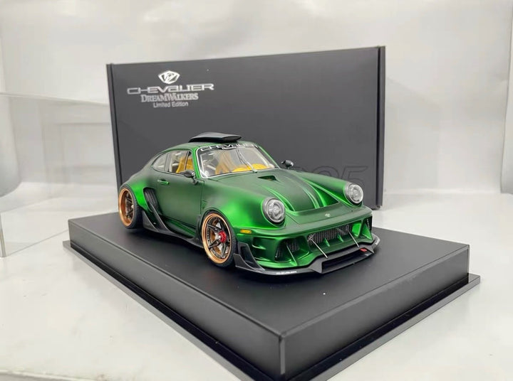 Porsche 911 "CHEVALIER" D995 (Matte Green) [DreamWalkers] 1/18 scale