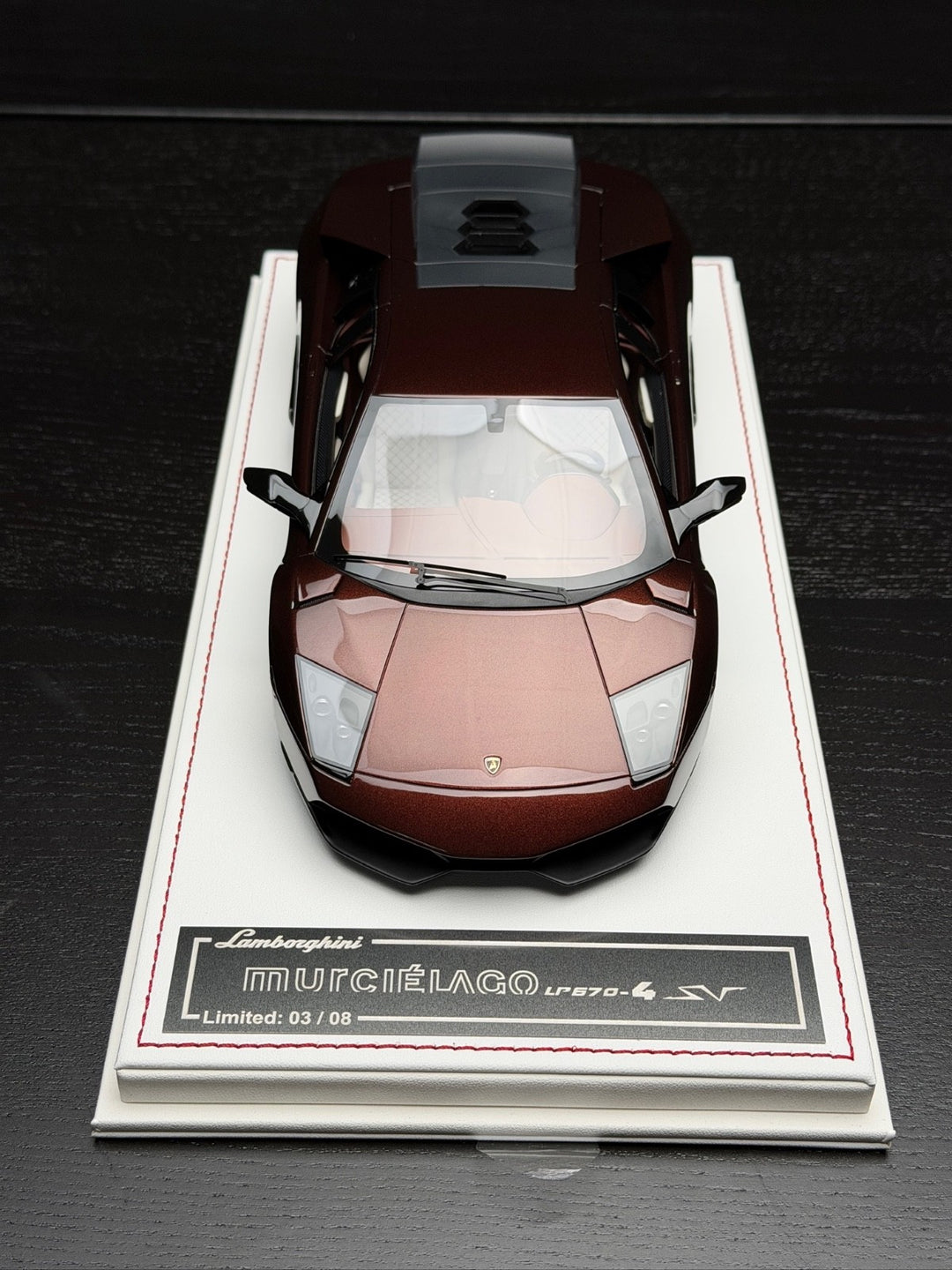 Lamborghini Murcielago LP670-4 SV (Dark Met Brown) [Davis & Giovanni] 1:18 scale