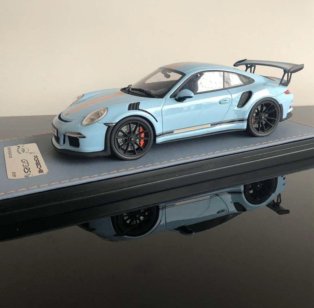 Porsche 911 GT3 RS (Light Blue) [Steph Replicas] 1/18 scale - 1 of 1