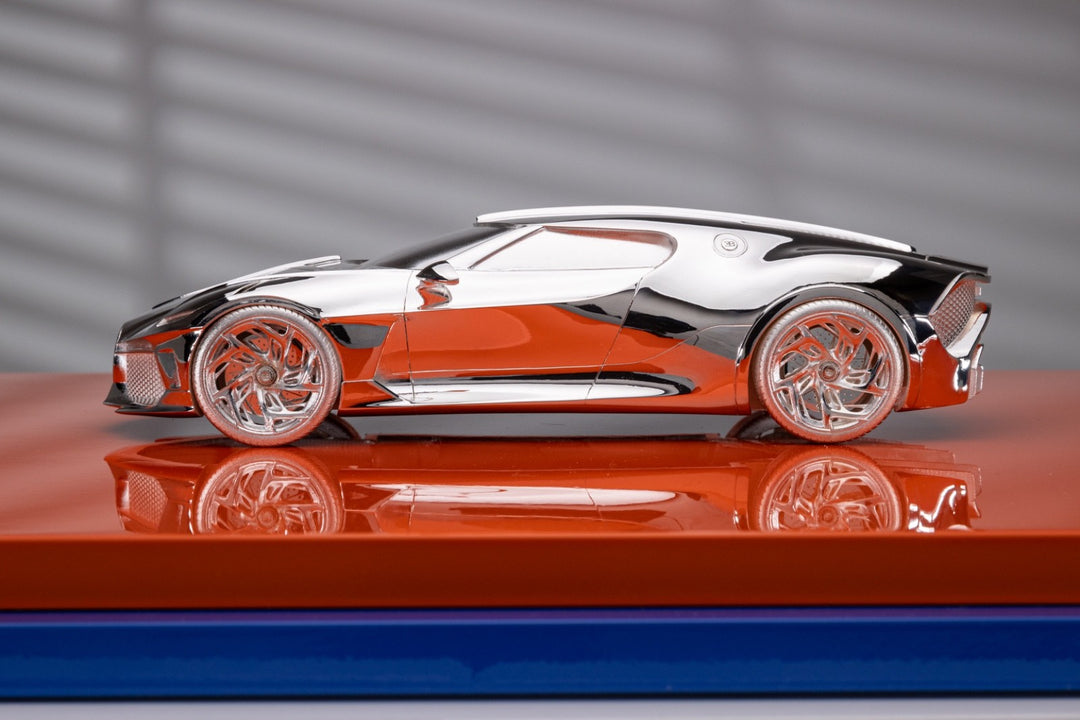 Asprey London & Bugatti - Bugatti La Voiture Noire (Solid Silver Sculpture)