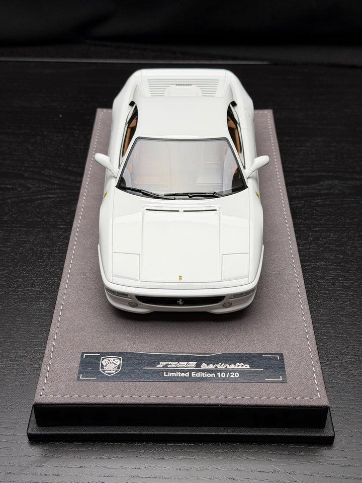 Ferrari F355 Berlinetta (White) [V8 Model] 1:18 scale